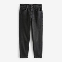 Load image into Gallery viewer, Washed Black Mom Comfort Stretch Jeans
