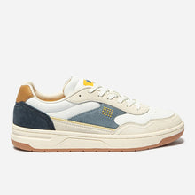 Load image into Gallery viewer, Sneakers Men Nubuck Leather Blue &amp; White ALMERIO
