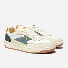 Load image into Gallery viewer, Sneakers Men Nubuck Leather Blue &amp; White ALMERIO
