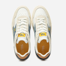 Load image into Gallery viewer, Sneakers Men Nubuck Leather Blue &amp; White ALMERIO
