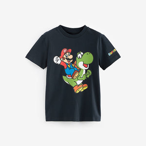 Navy Mario Gaming T-Shirt