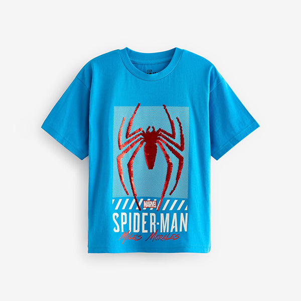 Mid Blue Flippy Sequin License T-Shirt
