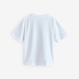 White/Green Minecraft Sequin T-Shirt