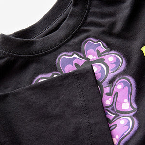 Black Graffiti Licensed Minecraft T-Shirt