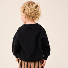 Load image into Gallery viewer, Black Bear Crew Neck Sweatshirt (3mths-6yrs)

