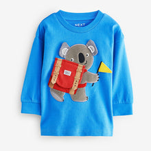 Load image into Gallery viewer, Blue Koala Long Sleeve Interactive T-Shirt (3mths-6yrs)
