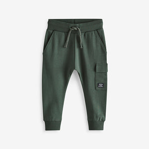 Blue/Dark Green/Charcoal Grey Super Skinny Utility Joggers 3 Pack