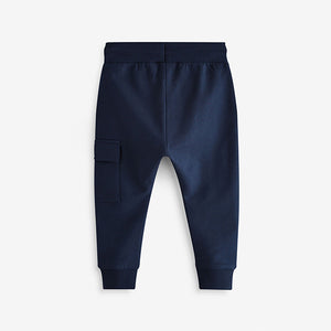 Blue/Dark Green/Charcoal Grey Super Skinny Utility Joggers 3 Pack
