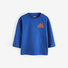 Load image into Gallery viewer, Blue/Green Long Sleeve Character T-Shirts 4 Pack (3mths-6yrs)
