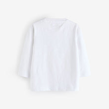 Load image into Gallery viewer, Blue/Green Long Sleeve Character T-Shirts 4 Pack (3mths-6yrs)
