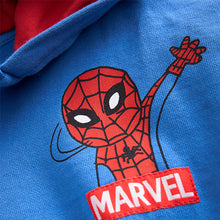 Load image into Gallery viewer, Blue/Red Spider-Man Zip Through 100% Cotton Hoodie (3mths-6yrs)
