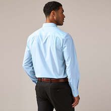 Load image into Gallery viewer, Pink/Blue Regular Fit Easy Care Long Sleeve Single Cuff Smart Shirts 2 Pack

