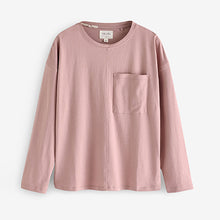 Load image into Gallery viewer, Pink Leaf 100% Cotton Long Sleeve Pyjamas
