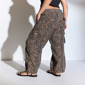 Animal 100% Cotton Adjustable Waist Cargo Trousers