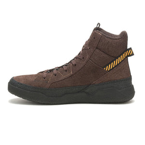 Caterpillar Original Hex Hi Utility Brown Sneakers - Coffee Bean