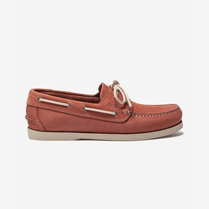 PHENIS Men's Boat Shoes Grip Sole Leather Brick