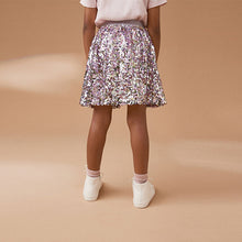 Load image into Gallery viewer, Pink/Purple Sequin Skirt (3-12yrs)
