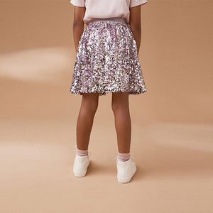 Pink/Purple Sequin Skirt (3-12yrs)