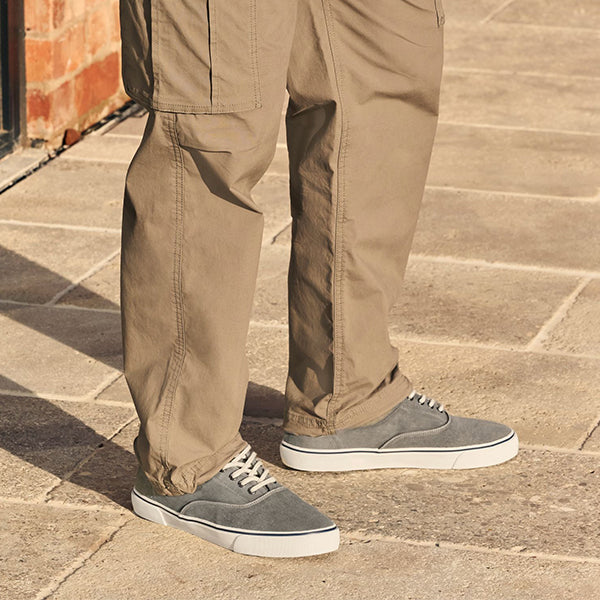 Grey Classic Canvas Pumps