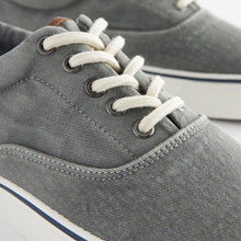 Load image into Gallery viewer, Grey Classic Canvas Pumps
