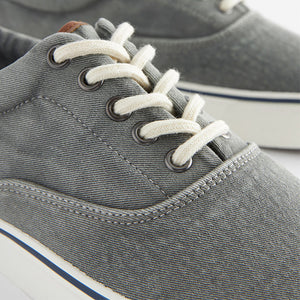 Grey Classic Canvas Pumps