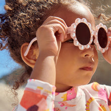 Load image into Gallery viewer, Peach Pink Flower Sunglasses
