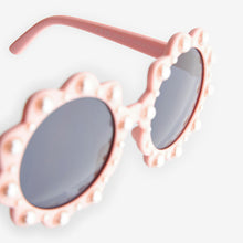 Load image into Gallery viewer, Peach Pink Flower Sunglasses
