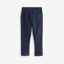 Load image into Gallery viewer, Navy Blue Slim Fit Smart Joggers (3-12yrs)

