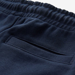 Navy Blue Slim Fit Smart Joggers (3-12yrs)