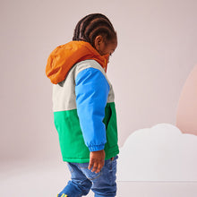 Load image into Gallery viewer, Multi-Coloured Waterproof Warm Padded Coat (3mths-6yrs)
