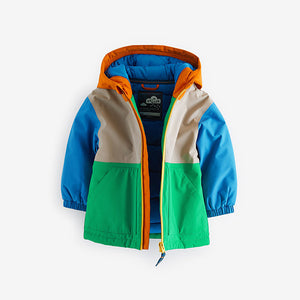 Multi-Coloured Waterproof Warm Padded Coat (3mths-6yrs)