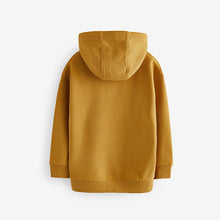 Load image into Gallery viewer, Ochre Yellow Plain Jersey Hoodie (3-12yrs)

