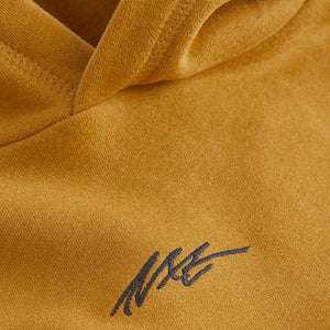Ochre Yellow Plain Jersey Hoodie (3-12yrs)