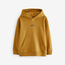 Load image into Gallery viewer, Ochre Yellow Plain Jersey Hoodie (3-12yrs)
