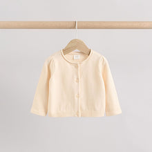 Load image into Gallery viewer, Pink/Neutral 100% Cotton Cardigans 2 Pack (0mths-2yrs)
