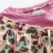 Load image into Gallery viewer, Pink Animal 100% Cotton Short Pyjamas Set
