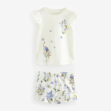 Load image into Gallery viewer, Blue/White Short Pyjamas 3 Pack

