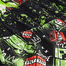 Load image into Gallery viewer, Green/Black Minecraft Short Pyjamas 3 Pack
