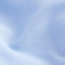 Load image into Gallery viewer, Blue Regular Fit Easy Care Textured Single Cuff Smart Shirt
