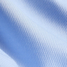 Load image into Gallery viewer, Blue Regular Fit Easy Care Textured Single Cuff Smart Shirt
