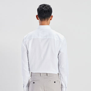 White Regular Fit Easy Care Oxford Shirt