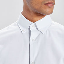 Load image into Gallery viewer, White Regular Fit Easy Care Oxford Shirt
