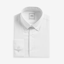 Load image into Gallery viewer, White Regular Fit Easy Care Oxford Shirt
