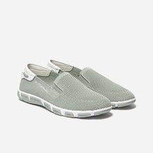 Load image into Gallery viewer, Women&#39;s Tennis Slip-on Green Textile
