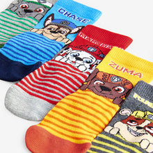 Load image into Gallery viewer, PAW Patrol License Character Cotton Rich Socks 5 Pack
