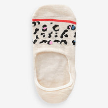 Load image into Gallery viewer, Oatmeal Animal Sparkle Invisible Socks 5 Pack
