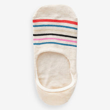 Load image into Gallery viewer, Oatmeal Animal Sparkle Invisible Socks 5 Pack
