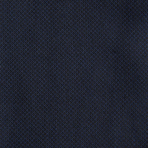 Navy Blue Slim Fit Textured Suit Trousers
