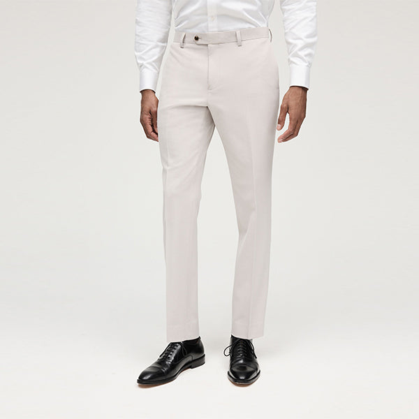 Neutral Skinny Fit Motionflex Stretch Suit Trousers