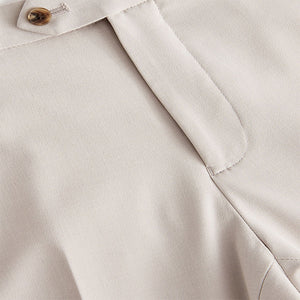 Neutral Skinny Fit Motionflex Stretch Suit Trousers